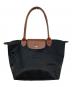 LONGCHAMP（ロンシャン）の古着「ル プリアージュ オリジナル M ショルダーバッグ」｜ブラック
