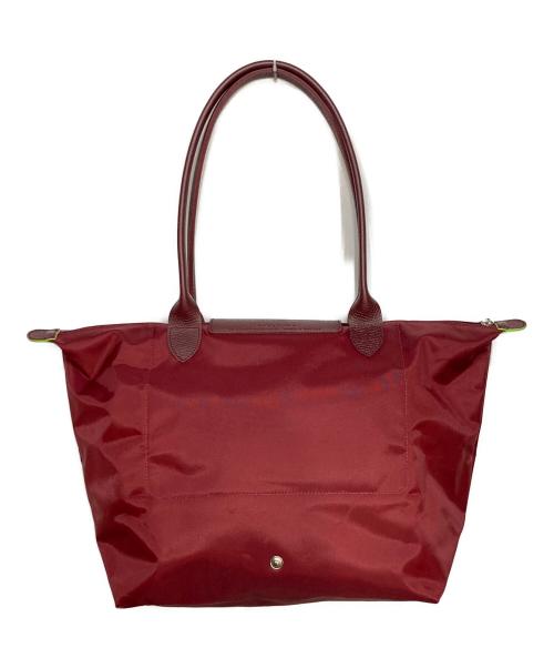 LONGCHAMP（ロンシャン）LONGCHAMP (ロンシャン) ル プリアージュ L トートバッグ レッド サイズ:サイズ詳細参照の古着・服飾アイテム