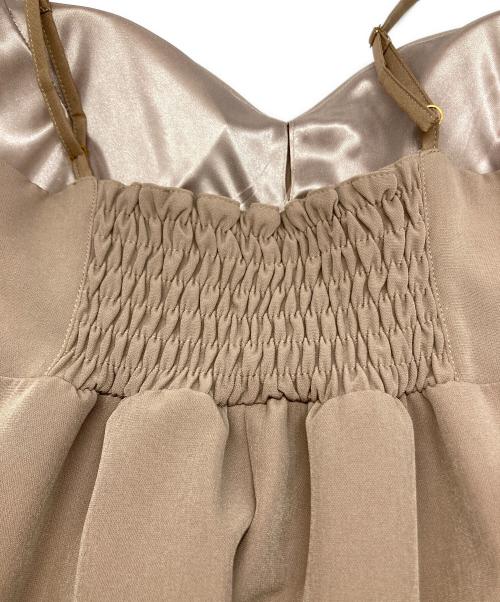 Ameri（アメリ）Ameri (アメリ) MANY WAY AIRY VEIL DRESS メニーウェイ エアリー ヴェール ドレス ブラウン サイズ:Mの古着・服飾アイテム