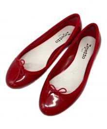 repetto（レペット）の古着「エナメルフラットパンプス」｜レッド