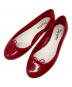 Repetto（レペット）の古着「エナメルフラットパンプス」｜レッド
