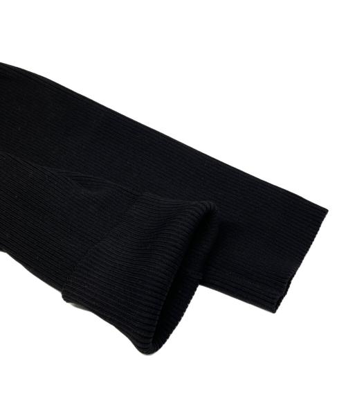UNITED ARROWS（ユナイテッドアローズ）UNITED ARROWS (ユナイテッドアローズ) ペプラムニット ブラック サイズ:表記無し（実寸参照）の古着・服飾アイテム