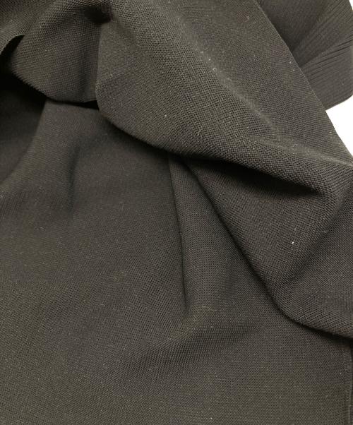 UNITED ARROWS（ユナイテッドアローズ）UNITED ARROWS (ユナイテッドアローズ) ペプラムニット ブラック サイズ:表記無し（実寸参照）の古着・服飾アイテム