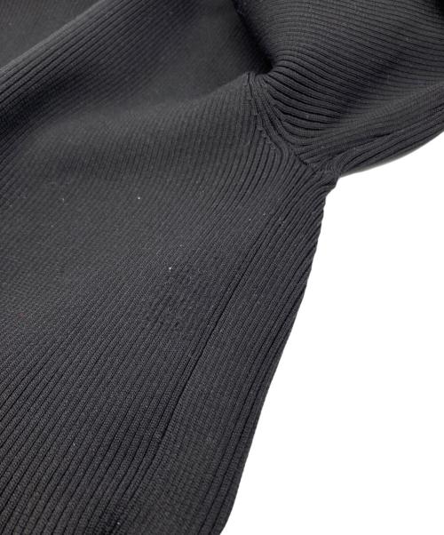 UNITED ARROWS（ユナイテッドアローズ）UNITED ARROWS (ユナイテッドアローズ) ペプラムニット ブラック サイズ:表記無し（実寸参照）の古着・服飾アイテム