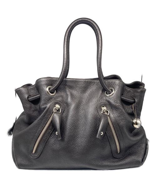 FURLA（フルラ）FURLA (フルラ) レザーエディターズバッグ ダークブラウン サイズ:サイズ詳細参照の古着・服飾アイテム