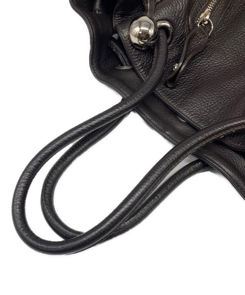 FURLA（フルラ）FURLA (フルラ) レザーエディターズバッグ ダークブラウン サイズ:サイズ詳細参照の古着・服飾アイテム
