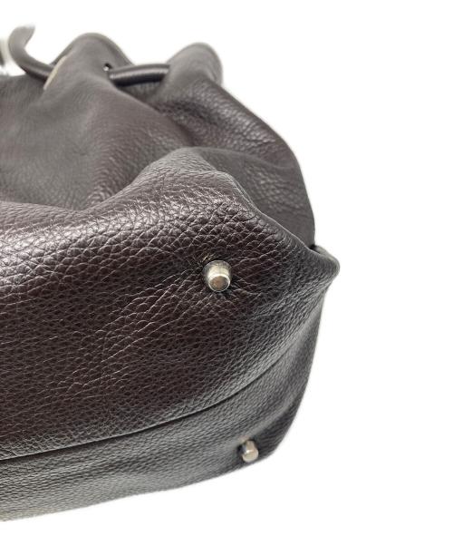 FURLA（フルラ）FURLA (フルラ) レザーエディターズバッグ ダークブラウン サイズ:サイズ詳細参照の古着・服飾アイテム
