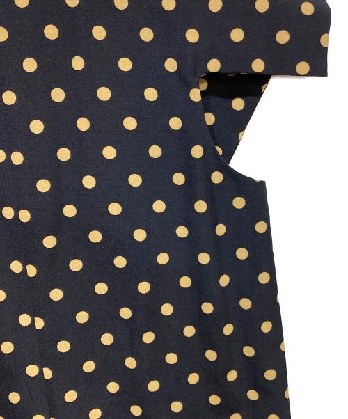 tricot COMME des GARCONS（トリココムデギャルソン）tricot COMME des GARCONS (トリココムデギャルソン) ドット柄ノースリーブワンピース ネイビー サイズ:FREEの古着・服飾アイテム