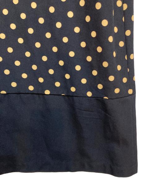 tricot COMME des GARCONS（トリココムデギャルソン）tricot COMME des GARCONS (トリココムデギャルソン) ドット柄ノースリーブワンピース ネイビー サイズ:FREEの古着・服飾アイテム