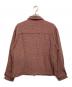 JOURNAL STANDARD relume (ジャーナルスタンダード レリューム) バスケットチェックジップシャツブルゾン レッド サイズ:M：6000円