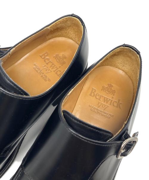 berwick（バーウィック）berwick (バーウィック) ダブルモンクストラップシューズ ブラック サイズ:6の古着・服飾アイテム