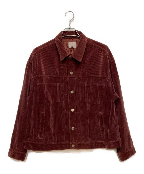 VICTIM（ヴィクティム）VICTIM (ヴィクティム) コーデュロイジャケット バーガンディー サイズ:Mの古着・服飾アイテム