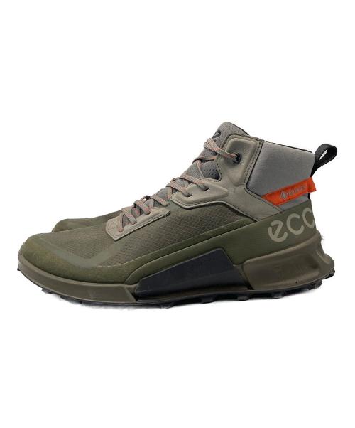 ECCO（エコー）ECCO (エコー) Biom 2.1 Mid Gore-tex 防水クロストレーナー カーキ サイズ:27.5cmの古着・服飾アイテム