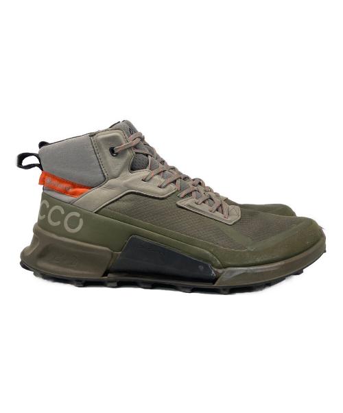 ECCO（エコー）ECCO (エコー) Biom 2.1 Mid Gore-tex 防水クロストレーナー カーキ サイズ:27.5cmの古着・服飾アイテム