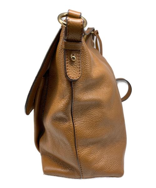 SEE BY CHLOE（シーバイクロエ）SEE BY CHLOE (シーバイクロエ) Joan2way Leather shoulderBag ブラウンの古着・服飾アイテム