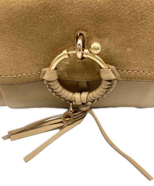 SEE BY CHLOE（シーバイクロエ）SEE BY CHLOE (シーバイクロエ) Joan 2way Leather shoulderBag ベージュの古着・服飾アイテム