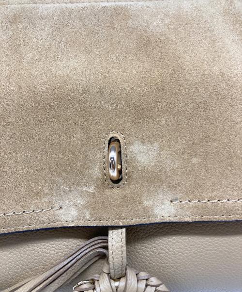 SEE BY CHLOE（シーバイクロエ）SEE BY CHLOE (シーバイクロエ) Joan 2way Leather shoulderBag ベージュの古着・服飾アイテム