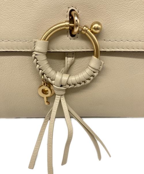 SEE BY CHLOE（シーバイクロエ）SEE BY CHLOE (シーバイクロエ) Joan2way Leather shoulderBag アイボリーの古着・服飾アイテム