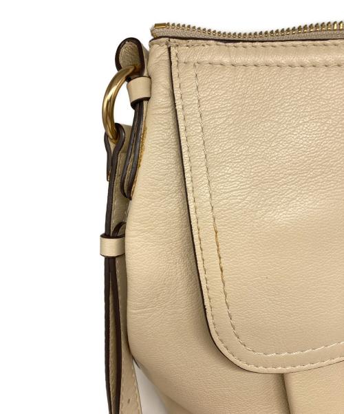 SEE BY CHLOE（シーバイクロエ）SEE BY CHLOE (シーバイクロエ) Joan2way Leather shoulderBag アイボリーの古着・服飾アイテム