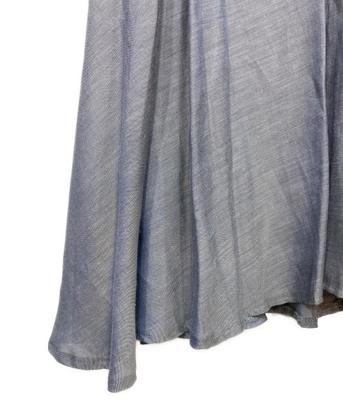 BEARDSLEY（ビアズリー）BEARDSLEY (ビアズリー) ウエストジャージースカート ブルー サイズ:FREEの古着・服飾アイテム
