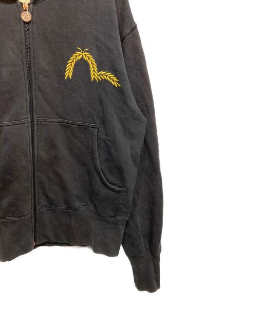 YAMANE（ヤマネ）YAMANE (ヤマネ) ジップパーカー ブラック サイズ:44の古着・服飾アイテム