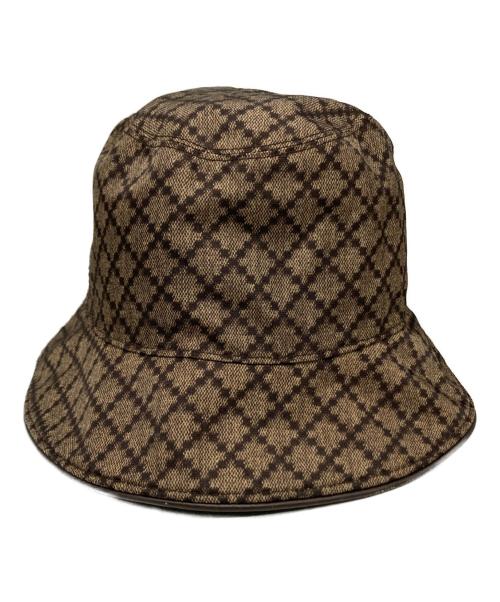 GUCCI（グッチ）GUCCI (グッチ) バケットハット ブラウンの古着・服飾アイテム