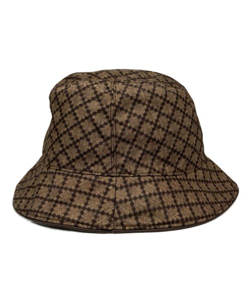 GUCCI（グッチ）GUCCI (グッチ) バケットハット ブラウンの古着・服飾アイテム