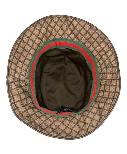 GUCCI（グッチ）GUCCI (グッチ) バケットハット ブラウンの古着・服飾アイテム