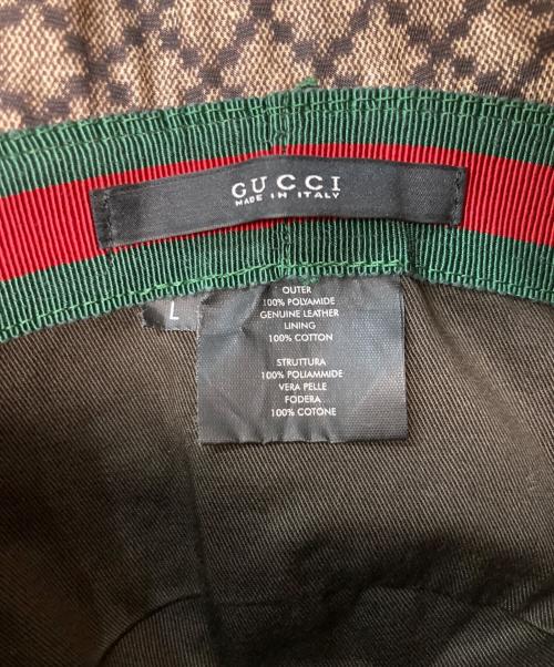 GUCCI（グッチ）GUCCI (グッチ) バケットハット ブラウンの古着・服飾アイテム