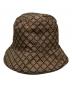 GUCCI (グッチ) バケットハット ブラウン：7000円