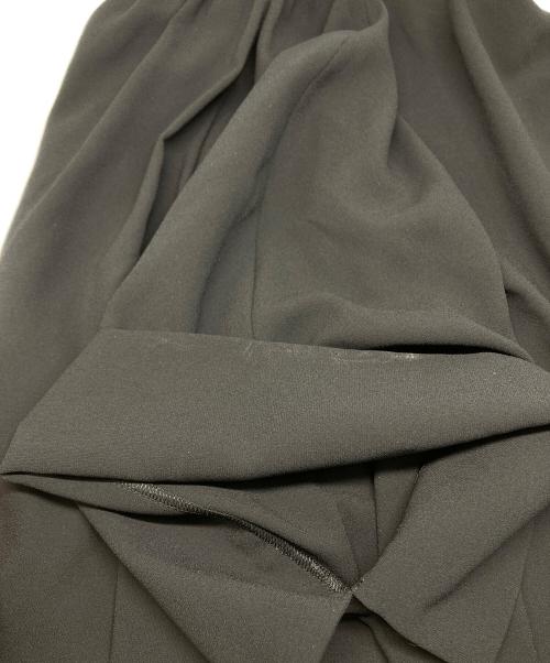 ENFOLD（エンフォルド）ENFOLD (エンフォルド) PE ライト ジョーゼット コクーン ワンピース ブラック サイズ:38の古着・服飾アイテム