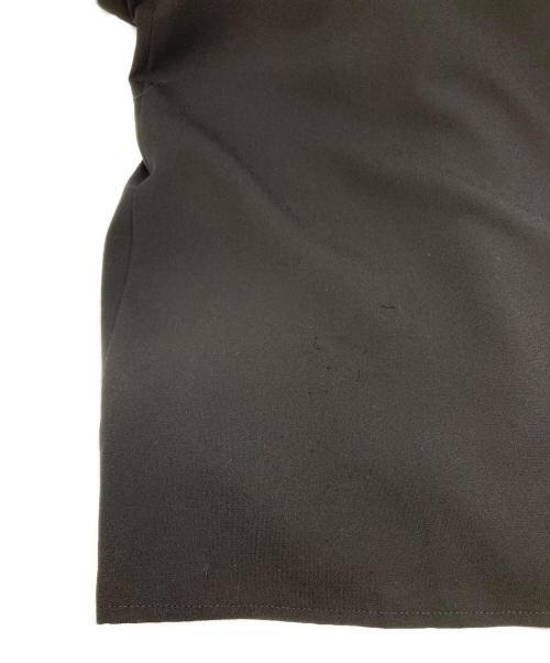 ENFOLD（エンフォルド）ENFOLD (エンフォルド) PE ライト ジョーゼット コクーン ワンピース ブラック サイズ:38の古着・服飾アイテム