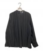 ENFOLDエンフォルド）の古着「ミリオーネ プリーツ PULLOVER」｜ブラック