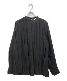 ENFOLD（エンフォルド）の古着「ミリオーネ プリーツ PULLOVER」｜ブラック