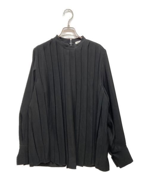 ENFOLD（エンフォルド）ENFOLD (エンフォルド) ミリオーネ プリーツ PULLOVER ブラック サイズ:38の古着・服飾アイテム