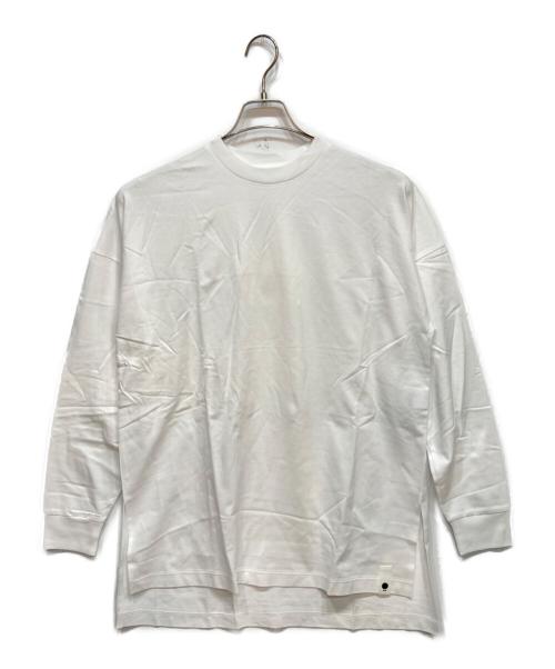 ENFOLD（エンフォルド）ENFOLD (エンフォルド) コットンロングTシャツ ホワイト サイズ:38 未使用品の古着・服飾アイテム