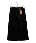 GRAMICCIグラミチ）の古着「CORDUROY LONG CARGO SKIRT」｜ブラック