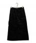 GRAMICCI (グラミチ) CORDUROY LONG CARGO SKIRT ブラック サイズ:M 未使用品：5000円
