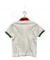LACOSTE (ラコステ) カスタム ポロシャツ レッド×ホワイト サイズ:XS：5000円
