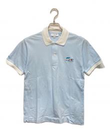 LACOSTE（ラコステ）の古着「カスタム ポロシャツ」｜ブルー×ホワイト