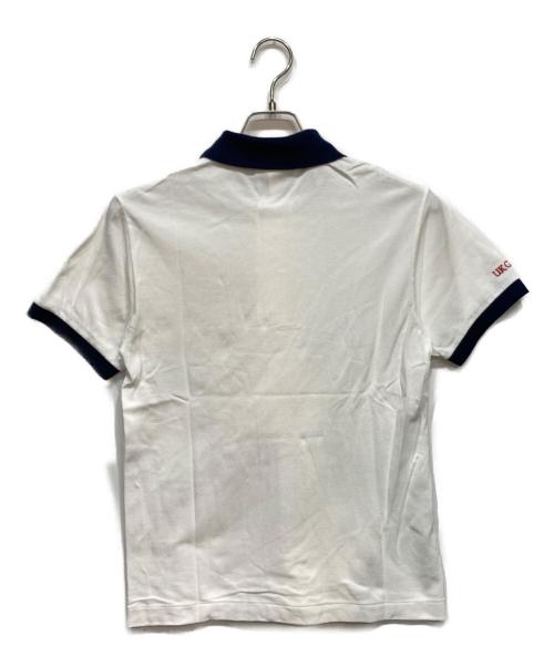 LACOSTE（ラコステ）LACOSTE (ラコステ) カスタムポロシャツ ネイビー×ホワイト サイズ:XSの古着・服飾アイテム
