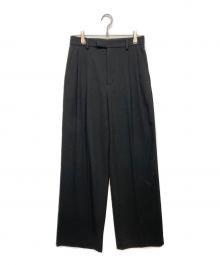 IENA（イエナ）の古着「TA/PL ジョーゼット タックワイドパンツ」｜ブラック