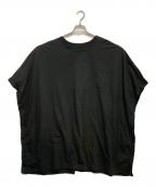 GROUND Yグラウンドワイ）の古着「Cotton Jersey Big Poncho Cut Sew」｜ブラック