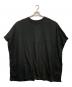 GROUND Y（グラウンドワイ）の古着「Cotton Jersey Big Poncho Cut Sew」｜ブラック