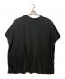 GROUND Y (グラウンドワイ) Cotton Jersey Big Poncho Cut Sew ブラック サイズ:3：8000円