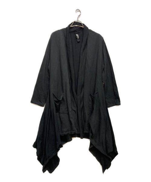GROUND Y（グラウンドワイ）GROUND Y (グラウンドワイ) ロング カーディガン ブラック サイズ:3の古着・服飾アイテム