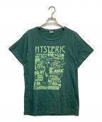 Hysteric Glamourヒステリックグラマー）の古着「プリント Tシャツ」｜グリーン
