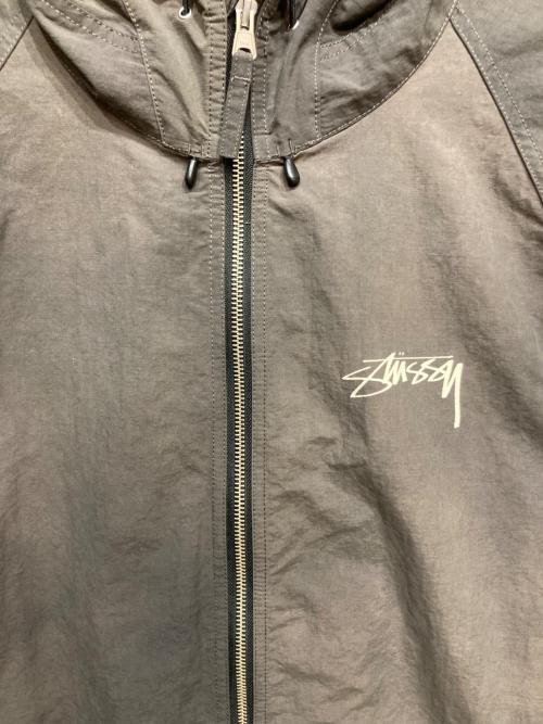 stussy（ステューシー）stussy (ステューシー) BEACH SHELL WAVE DYE グレー サイズ:XLの古着・服飾アイテム