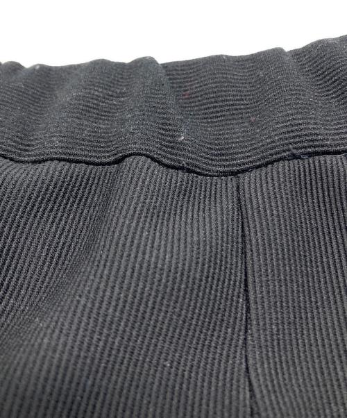 CLANE（クラネ）CLANE (クラネ) RIB STRIPE TUCK PANTS ブラック サイズ:2の古着・服飾アイテム