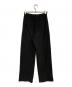 CLANE (クラネ) RIB STRIPE TUCK PANTS ブラック サイズ:2：4000円